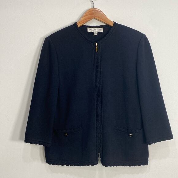 St. John By Marie Gray Jackets & Blazers - St. John By Marie Gray Jacket 10
